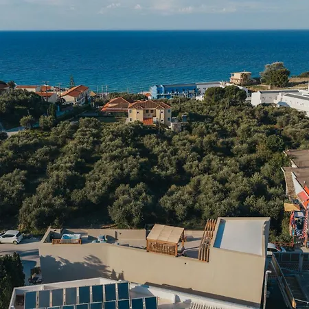 Ark Luxury Suite, Hot Tub & Sea Views, By Zantewize Apartman Tragáki